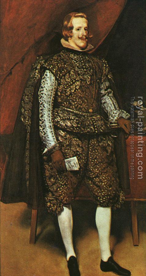 Diego Rodriguez De Silva Velazquez : Philip IV in Brown and Silver